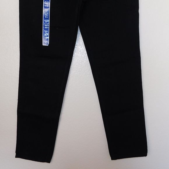 Women's Vintage 90s Posted Jeans Slim Size 11 31x34 Black 932037L NWT Tags New - Picture 8 of 13